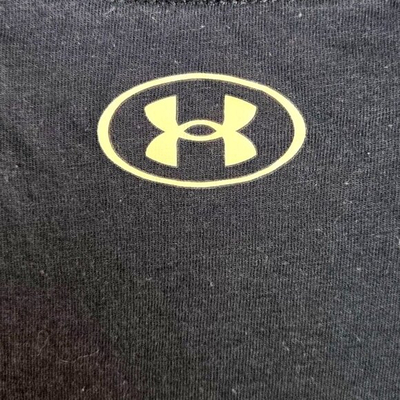 Under Armour UA Hunt Loose Fit Black T-Shirt XL Camouflage Logo - Picture 6 of 8